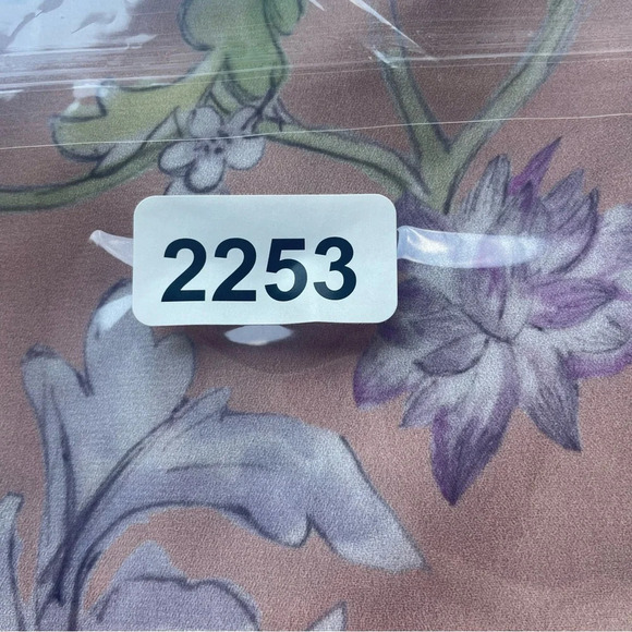 ASOS Peach Pretty Floral Print Ruffle Sleeve Maxi Dress Pink - 22253 - Picture 13 of 13